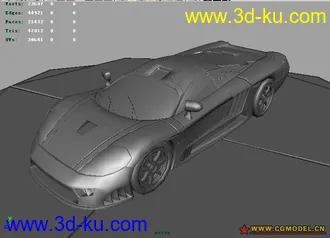 superCar跑车模型的图片