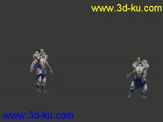 体修男装备04模型加动作显战衣帖图的图片