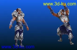 体修男装备04模型加动作显战衣帖图的图片