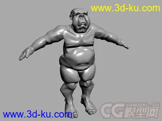卡通一点的人物模型的图片