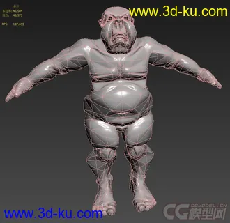 卡通一点的人物模型的图片