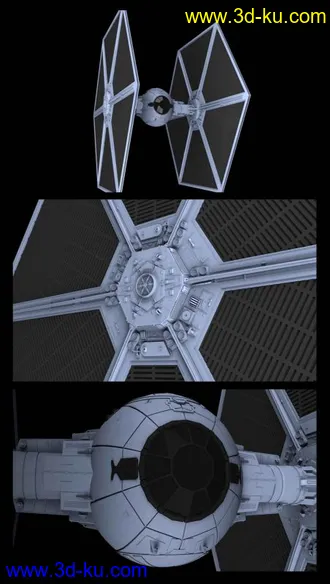 3D打印模型星球大战x翼支援战斗机的图片