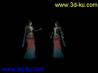 剑三J3模型04僵尸赦E14008带动作亮艳鬼荡春帖图的图片