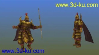 剑三J3模型07神策E15009带动作亮黄金甲帖图的图片