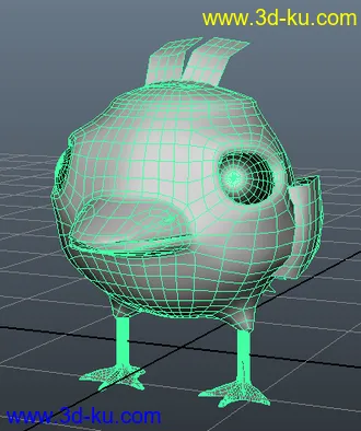 小鸟模型的图片