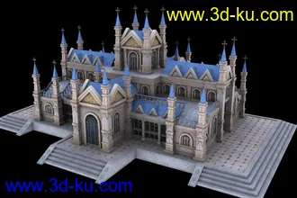 3D打印模型西式建筑的图片