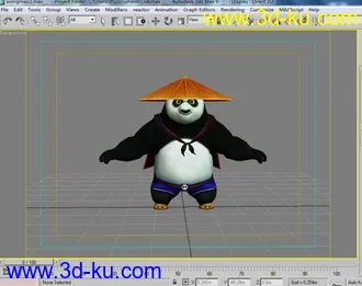 3D打印模型功夫熊猫的图片
