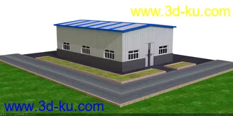 3D打印模型厂房，车间的图片