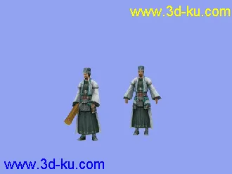 剑三模型03浩气盟掌门人E22008带动作呈官方帖图的图片