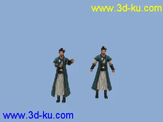 剑三J3模型03浩气盟之蒙古大汉带动画呈旗人帖图的图片