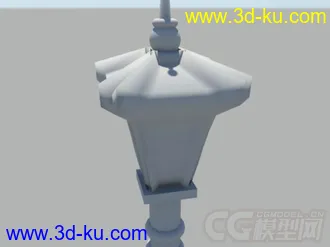 3D打印模型路灯的图片
