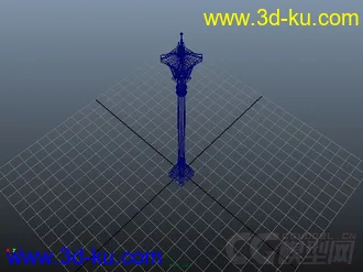 3D打印模型路灯的图片