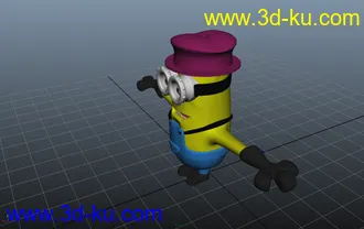 3D打印模型一只小黄人的图片