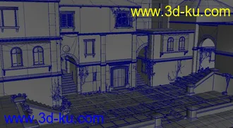 3D打印模型精致房子的图片