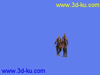 剑三J3模型人物07少林武僧带动作显少林帖图的图片