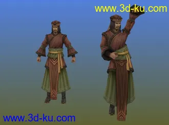 剑三J3模型07异端派别旗人带动作显匈奴帖图的图片