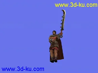 剑三J3模型08十二连环坞E16013带动作呈大砍刀帖图的图片