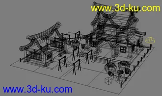 3D打印模型Q版小院的图片