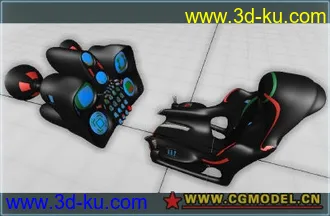 3D打印模型有内构的飞船“精品” maya科幻系列 mb格式的图片