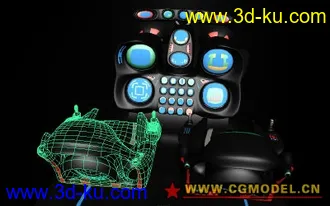 3D打印模型有内构的飞船“精品” maya科幻系列 mb格式的图片