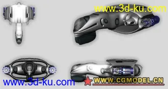 3D打印模型有内构的飞船“精品” maya科幻系列 mb格式的图片