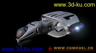 3D打印模型有内构的飞船“精品” maya科幻系列 mb格式的图片