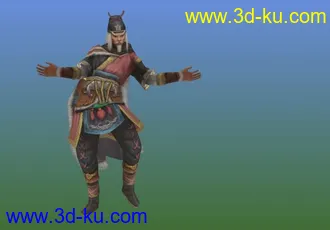 剑三J3模型01镖局统管E12007带动作具彪悍帖图的图片