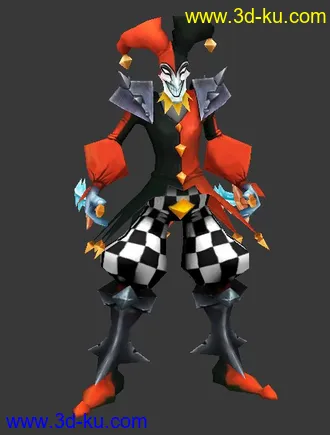 3D打印模型【LOL】恶魔小丑-萨科的图片