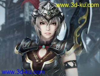 3D打印模型吕布之女吕玲绮的图片
