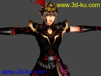 3D打印模型吕布之女吕玲绮的图片