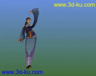 剑三J3模型06昆仑少女E18006带动画显原生态帖图的图片