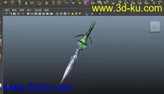 3D打印模型剑的图片