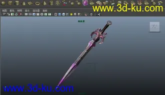 3D打印模型剑的图片