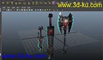 3D打印模型组合的图片