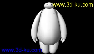 3D打印模型大白，Baymax..学了2个月建模来练练手的图片