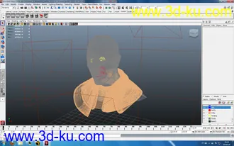 3D打印模型LaoRen 写实人物Maya展示的图片