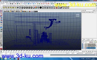 3D打印模型MuTouRen 木头人Maya场景展示的图片