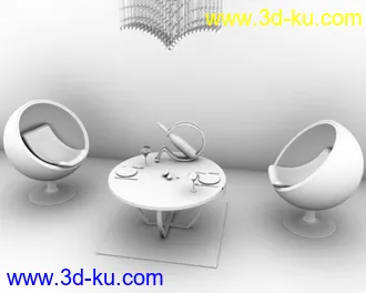 3D打印模型小浪漫聚餐的图片