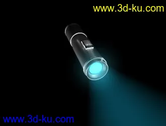 3D打印模型手电的图片