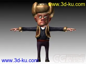 3D打印模型《熊出没》角色-两只熊+一个光头的图片