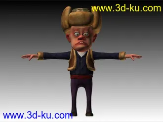 3D打印模型《熊出没》角色-两只熊+一个光头的图片