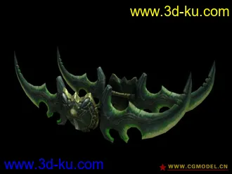 3D打印模型蛋蛋双刀的图片