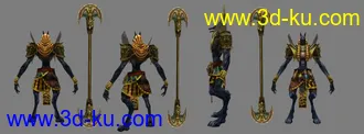3D打印模型神魔大陆里面的阿努比斯，希望大家喜欢的图片