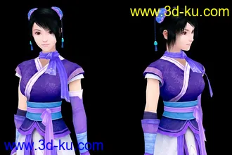 3D打印模型清纯美女的图片