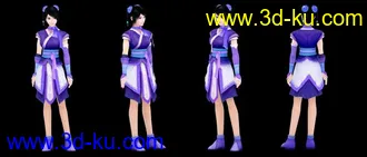 3D打印模型清纯美女的图片