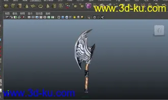3D打印模型斧头的图片
