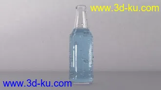 3D打印模型渲染个瓶子的图片