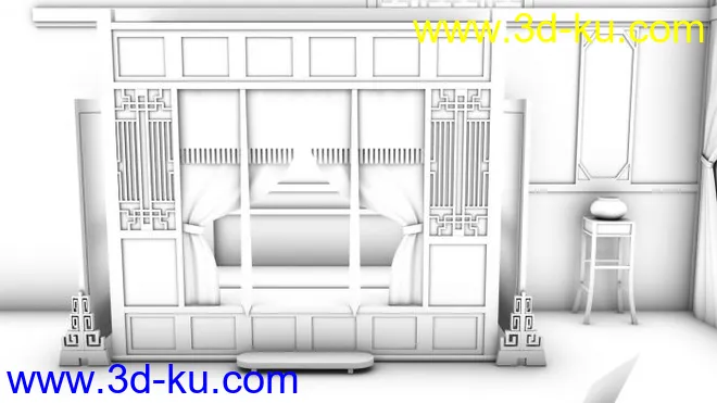 古代闺房场景模型的图片4