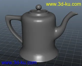 3D打印模型民间瓷壶的图片