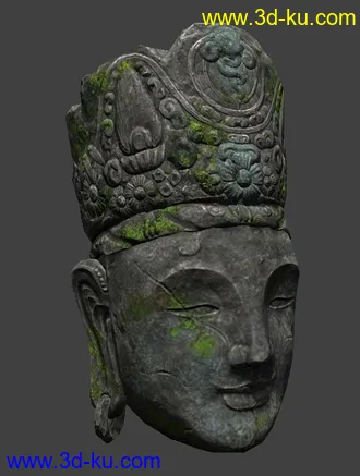 3D打印模型次时代佛头一个的图片